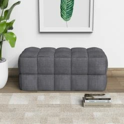 Budget 😀 Warehouse Of Tiffany Luxerna 36-inch Padded Natural Linen Box Weave Comfort Bench 👍 -Warehouse of Tiffany sale unnamed file 1177