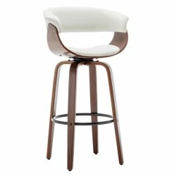 Brand new 👏 Warehouse Of Tiffany Lalit Padded Modern Bar Stool (Set Of 2 Stools) White 🎁 -Warehouse of Tiffany sale unnamed file 1186