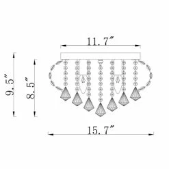 Cheap ✨ Warehouse Of Tiffany Alysha 4-Light Metal & Crystal Shade Flush Mount Silver 🌟 -Warehouse of Tiffany sale unnamed file 1202