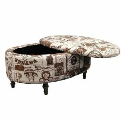 Best Pirce ✨ Warehouse Of Tiffany Alex Storage Ottoman 🤩