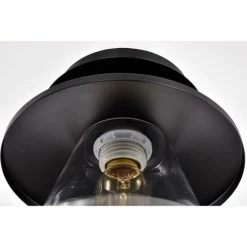 Top 10 💯 Warehouse Of Tiffany Tunney Matte Black 1-Light Clear Glass Shade Semi-Flush Mount 😀 -Warehouse of Tiffany sale unnamed file 1535