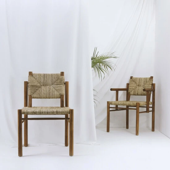 Wholesale ๐ฅฐ Warehouse Of Tiffany Majah Weaved Rush And Teak Wood Accent Chair Black ๐ 2 Wholesale ๐ฅฐ Warehouse Of Tiffany Majah Weaved Rush And Teak Wood Accent Chair Black ๐ - Image 2
