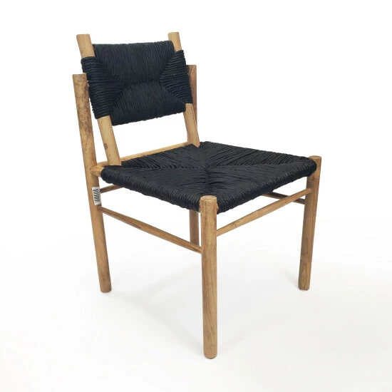 Wholesale ๐ฅฐ Warehouse Of Tiffany Majah Weaved Rush And Teak Wood Accent Chair Black ๐ 6 Wholesale ๐ฅฐ Warehouse Of Tiffany Majah Weaved Rush And Teak Wood Accent Chair Black ๐ - Image 6
