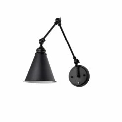 Brand new 🔔 Warehouse Of Tiffany Esmerelda Wall Lamp Sconce Matte Black Swing Arm 1-light 🌟 -Warehouse of Tiffany sale unnamed file 1845