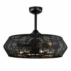 Flash Sale 🔔 Warehouse Of Tiffany Akasha 28 Inch Rattan Rope Fandelier 6 Light With Remote (Color Optional) Matte Black 😀 -Warehouse of Tiffany sale unnamed file 1945