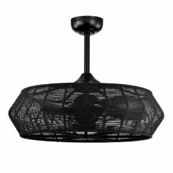 Flash Sale 🔔 Warehouse Of Tiffany Akasha 28 Inch Rattan Rope Fandelier 6 Light With Remote (Color Optional) Matte Black 😀 -Warehouse of Tiffany sale unnamed file 1946
