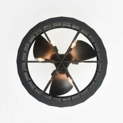 Flash Sale 🔔 Warehouse Of Tiffany Akasha 28 Inch Rattan Rope Fandelier 6 Light With Remote (Color Optional) Matte Black 😀 -Warehouse of Tiffany sale unnamed file 1947