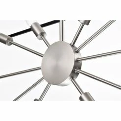 Budget ❤️ Warehouse Of Tiffany Lysandra 48 Inch Modern Clean Look Style Silver Satin And Matte Black Finish Ceiling Lighted Chandelier 10-Light - N/A 🌟 -Warehouse of Tiffany sale unnamed file 2036