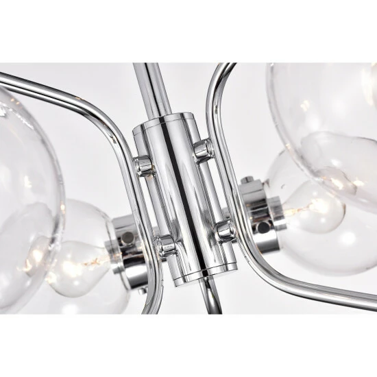 Cheap ๐ Warehouse Of Tiffany Elaina 6-Light Geometric Metal Frames Semi-Flush Mount With Glass Globe Shades Matte Gold ๐ 8 Cheap ๐ Warehouse Of Tiffany Elaina 6-Light Geometric Metal Frames Semi-Flush Mount With Glass Globe Shades Matte Gold ๐ - Image 8