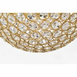 Outlet ✨ Warehouse Of Tiffany Laverna Semi-Flush Mount Crystal Ceiling Light Matte Gold Finish 1-Light - N/A 🔥 -Warehouse of Tiffany sale unnamed file 2121