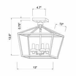Wholesale 😍 Warehouse Of Tiffany 13" Persixa Matte Gold Cage Semi Flushmount Ceiling Lamp 🌟 -Warehouse of Tiffany sale unnamed file 213