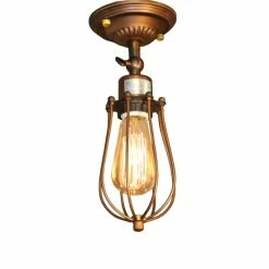 Budget 🎁 Warehouse Of Tiffany Frances 1-light Antique 5-inch Edison Wall Lamp With Bulb 🌟