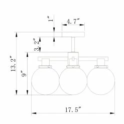 Top 10 💯 Warehouse Of Tiffany Tegan Black & Gold 4-light Flushmount Ceiling Light With Glass Shades ❤️ -Warehouse of Tiffany sale unnamed file 2322