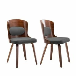 Deals 😍 Warehouse Of Tiffany Lagol Curved Back Wood Dining Side Chair Micorsuede Padding (Set 2) Gray 👍 -Warehouse of Tiffany sale unnamed file 235