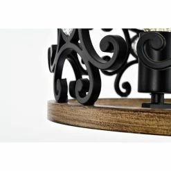 Hot Sale ⌛ Warehouse Of Tiffany Tase 18 Inch Matte BLack Mid-Modern Semi Flush Mount 3-Light Matte Black And Imitation Wood Grain 🤩 -Warehouse of Tiffany sale unnamed file 2691