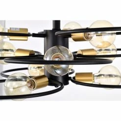 New 🎉 Warehouse Of Tiffany Camilla Semi Flush Mount Ceiling Light Matte Black Finish 9-Light - N/A ✨ -Warehouse of Tiffany sale unnamed file 2825