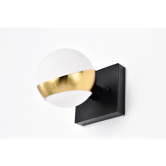 Best deal 🧨 Warehouse Of Tiffany Lona 5 Inch Gold Finish Orb Opaque Glass Wall Sconces 1 Light Chrome Polish 🧨 6 Best deal 🧨 Warehouse Of Tiffany Lona 5 Inch Gold Finish Orb Opaque Glass Wall Sconces 1 Light Chrome Polish 🧨 - Image 6