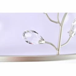 New 🔥 Warehouse Of Tiffany Lala Crystal Semi Flush Mount Ceiling Light Satin Silver Finish 3-Light - N/A ⌛ -Warehouse of Tiffany sale unnamed file 3012