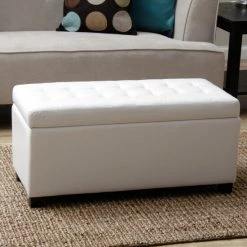 Cheapest β€οΈ Warehouse Of Tiffany Malm Storage Bench White π