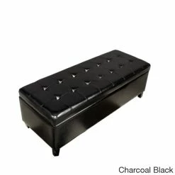 Outlet 🌟 Warehouse Of TIffany's Tuffed Storage Bench Black 💯 -Warehouse of Tiffany sale unnamed file 338
