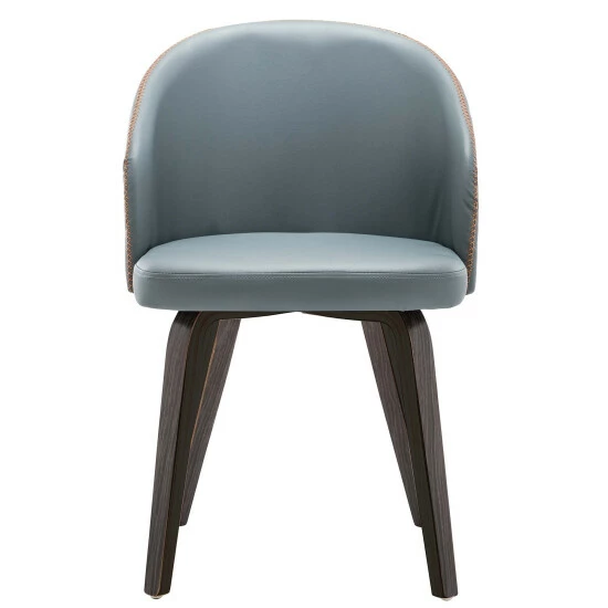 Buy ๐ Warehouse Of Tiffany Maynau PU Leather & Wood Upholstered Dining Arm Chairs (Set 2) Gray Blue ๐งจ 5 Buy ๐ Warehouse Of Tiffany Maynau PU Leather & Wood Upholstered Dining Arm Chairs (Set 2) Gray Blue ๐งจ - Image 5