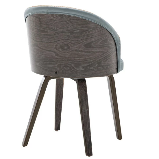 Buy ๐ Warehouse Of Tiffany Maynau PU Leather & Wood Upholstered Dining Arm Chairs (Set 2) Gray Blue ๐งจ 7 Buy ๐ Warehouse Of Tiffany Maynau PU Leather & Wood Upholstered Dining Arm Chairs (Set 2) Gray Blue ๐งจ - Image 7