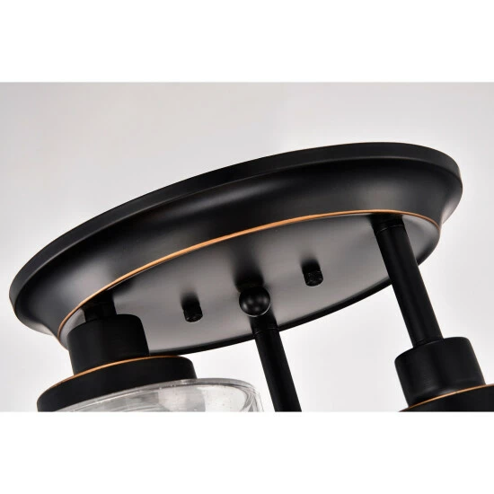 Promo π Warehouse Of Tiffany Harun Oil Rubbed Bronze 3-Light Semi-Flush Mount 𧨠8 Promo π Warehouse Of Tiffany Harun Oil Rubbed Bronze 3-Light Semi-Flush Mount 𧨠- Image 8