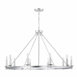 Coupon 😉 Warehouse Of Tiffany Marcel Candle Style Wagon Wheel 45 Inch Chandelier Metallic Silver Finish 10 Light 😍 -Warehouse of Tiffany sale unnamed file 3688