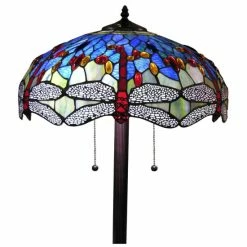 Outlet 🌟 Warehouse Of Tiffany Hailey Tiffany-style Floor Lamp Blue 💯 -Warehouse of Tiffany sale unnamed file 4082