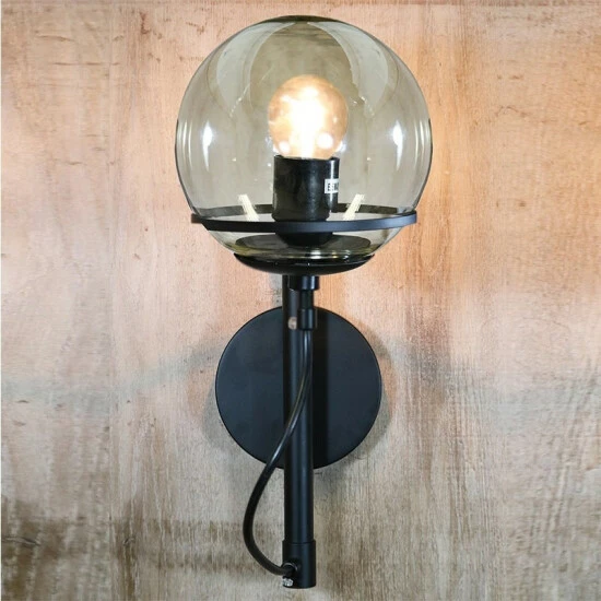 Budget π Warehouse Of Tiffany Marianus Black 1-Light Sconce With Clear Glass Shade (includes Bulb) π 2 Budget π Warehouse Of Tiffany Marianus Black 1-Light Sconce With Clear Glass Shade (includes Bulb) π - Image 2