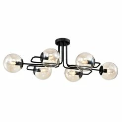 Best reviews of 😀 Warehouse Of Tiffany Nuka Modern Semi Flush Mount With Globe Glass Shade 6 Light 🎉 -Warehouse of Tiffany sale unnamed file 4298
