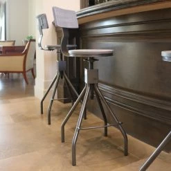 Best reviews of 🎉 Warehouse Of Tiffany Roshe Weathered Wood Swiveling Bar Stool Adjustable Height Metal Base Black-gray 🛒 -Warehouse of Tiffany sale unnamed file 4504