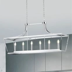 Hot Sale 👍 Warehouse Of Tiffany 17" Monium Caged Linear 6-Light Candelabra Brushed Gold 🎁 -Warehouse of Tiffany sale unnamed file 4748