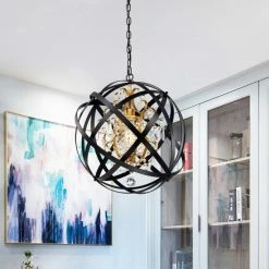 Best reviews of ⌛ Warehouse Of Tiffany Verite 19 Inch Matte Gold With 1 Light Chandelier With Globe Metal Shade (Color Optional) ✔️ -Warehouse of Tiffany sale unnamed file 478