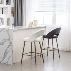 Best Sale ⭐ Warehouse Of Tiffany Soode Padded Modern Bar Stool (Set Of 2 Stools) White 🔥 -Warehouse of Tiffany sale unnamed file 4799