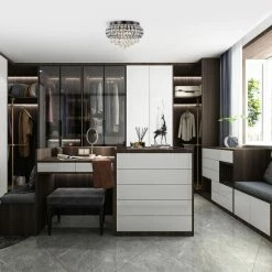 Cheapest ❤️ Warehouse Of Tiffany Gail 4-Light Metal & Crystal Shade Flush Mount Matte Black 😀 -Warehouse of Tiffany sale unnamed file 4823