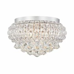 Cheapest ❤️ Warehouse Of Tiffany Gail 4-Light Metal & Crystal Shade Flush Mount Matte Black 😀 -Warehouse of Tiffany sale unnamed file 4826