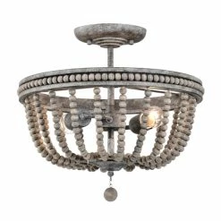 Wholesale ✨ Warehouse Of Tiffany Pocany 16 Inch Bohemian Style Semi Flush Mount Antique Grey Finish 👏 -Warehouse of Tiffany sale unnamed file 4967