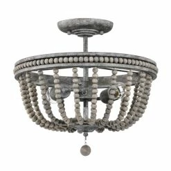 Wholesale ✨ Warehouse Of Tiffany Pocany 16 Inch Bohemian Style Semi Flush Mount Antique Grey Finish 👏 -Warehouse of Tiffany sale unnamed file 4968