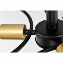 Outlet 🛒 Warehouse Of Tiffany Lucina Semi Flush Mount Ceiling Light Matte Black Finish 3-Light - N/A 😀 -Warehouse of Tiffany sale unnamed file 5232