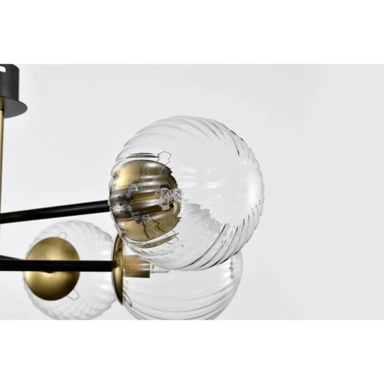 Top 10 ๐งจ Warehouse Of Tiffany Atlas 32 Inch Globe Clear Glass Semi Flush Mount 6 Light - N/A ๐ 7 Top 10 ๐งจ Warehouse Of Tiffany Atlas 32 Inch Globe Clear Glass Semi Flush Mount 6 Light - N/A ๐ - Image 7