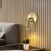 Brand new 🔔 Warehouse Of Tiffany Pier 5 Inch Brass Finish Side Bed Reading Wall Lamp With Switch - N/A 😍