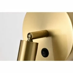 Brand new 🔔 Warehouse Of Tiffany Pier 5 Inch Brass Finish Side Bed Reading Wall Lamp With Switch - N/A 😍 -Warehouse of Tiffany sale unnamed file 6029