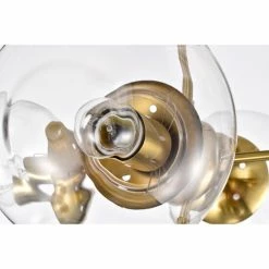 Best deal 🧨 Warehouse Of Tiffany Haaris Semi Flush Mount Ceiling Light Modern-Globe Style Satin Gold Polished Finish 5-Light - N/A 🥰 -Warehouse of Tiffany sale unnamed file 6167