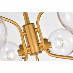 New ✨ Warehouse Of Tiffany Jayda 6-Light Geometric Metal Frames Semi-Flush Mount With Glass Globe Shades Chrome 🛒 -Warehouse of Tiffany sale unnamed file 6199