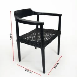 Brand new ⭐ Warehouse Of Tiffany Erline Teak Wood Weaved Leather Seat Accent Chair Armchair Black 🤩 12 Brand new ⭐ Warehouse Of Tiffany Erline Teak Wood Weaved Leather Seat Accent Chair Armchair Black 🤩 -Warehouse of Tiffany sale unnamed file 6282