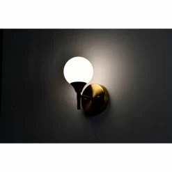 Budget 🌟 Warehouse Of Tiffany Solaya Single Light Wall Sconces Brass Finished 😍 -Warehouse of Tiffany sale unnamed file 6299