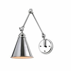 Best Sale ⭐ Warehouse Of Tiffany Esmerelda Wall Lamp Sconce Chrome Swing Arm 1-light 🧨 -Warehouse of Tiffany sale unnamed file 6363