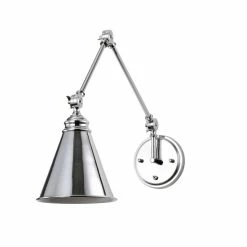 Best Sale ⭐ Warehouse Of Tiffany Esmerelda Wall Lamp Sconce Chrome Swing Arm 1-light 🧨 -Warehouse of Tiffany sale unnamed file 6364