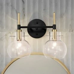 Best reviews of ๐งจ Warehouse Of Tiffany Layla 14 Inch Clear Glass Design Wall Sconces With 2 Light - N/A ๐